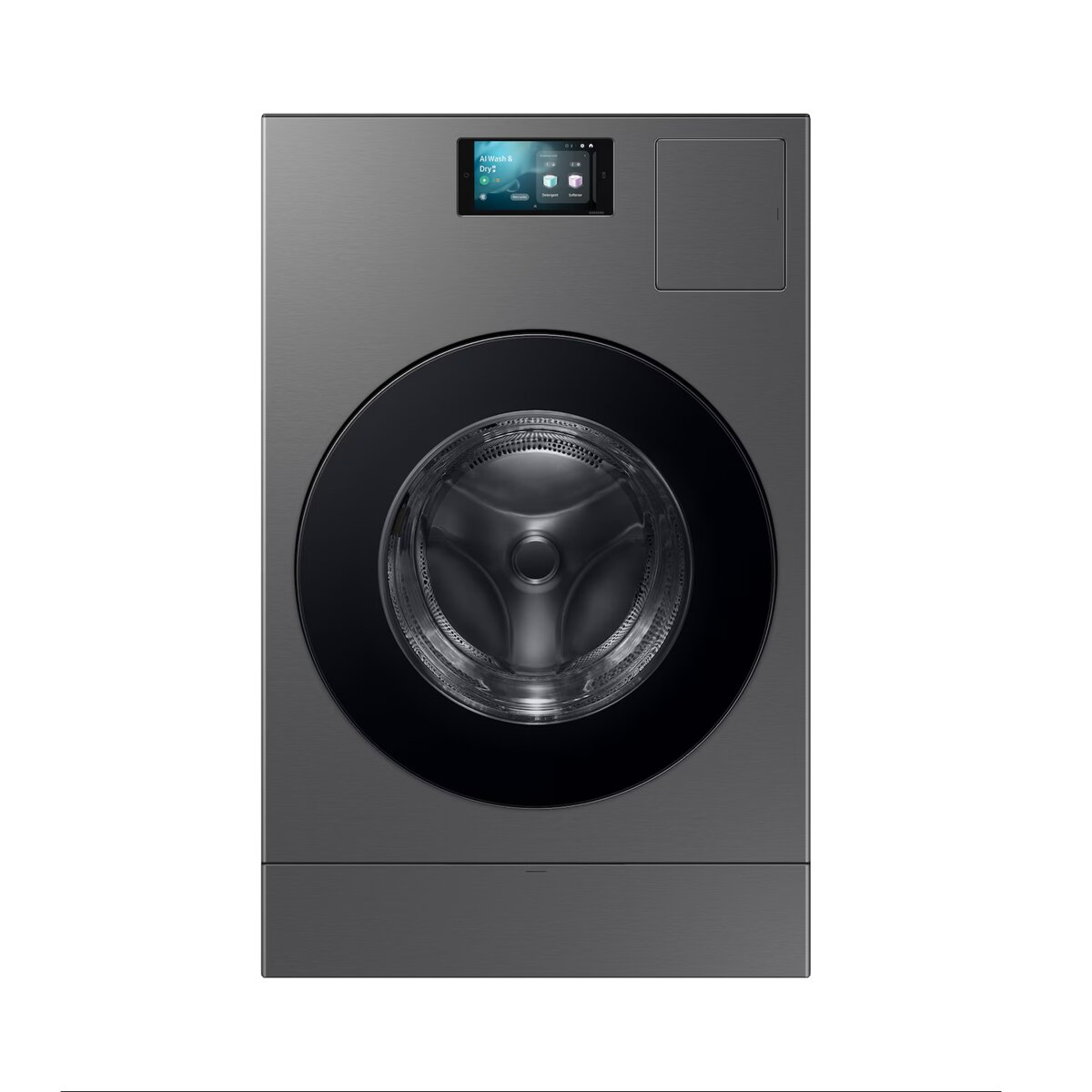 Máquina de Lavar e Secar Roupa Samsung WD18DB8995BZT2 Bespoke AI Laundry Combo de 18/11 Kg - Look Inox Grafite-1