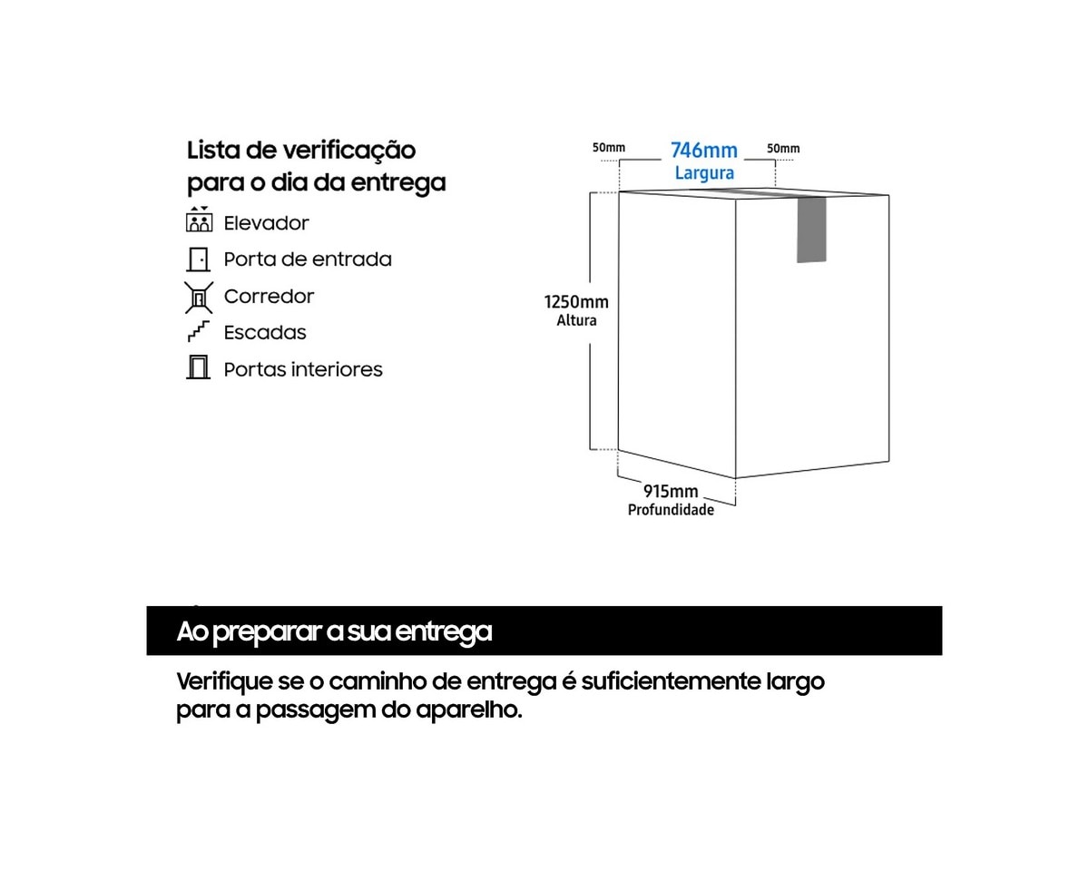 Máquina de Lavar e Secar Roupa Samsung WD18DB8995BZT2 Bespoke AI Laundry Combo de 18/11 Kg - Look Inox Grafite-4