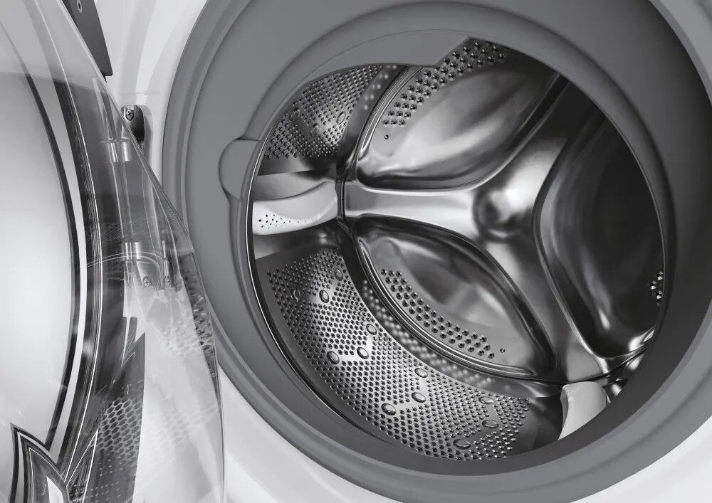 Máquina de Lavar Roupa Candy HE 1284TWM6/1-S Carga Frontal, Ultra Higiene, de 8 Kg e de 1200 rpm - Branco Branco-4