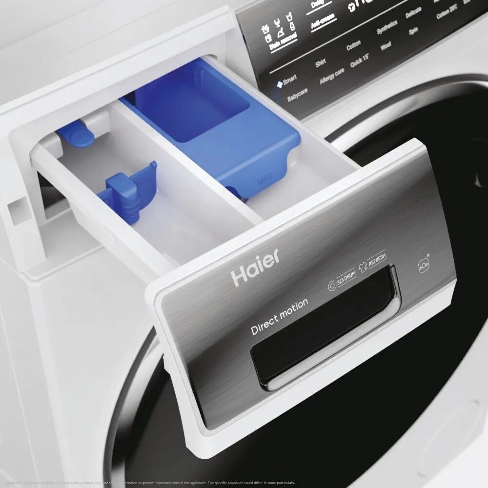 Máquina de Lavar Roupa Haier I-Pro Série 7 Plus HW120-B14979EU1 Motor Direct Motion, Carga Frontal, de 12 Kg e de 1400 rpm - Branco Branco-6