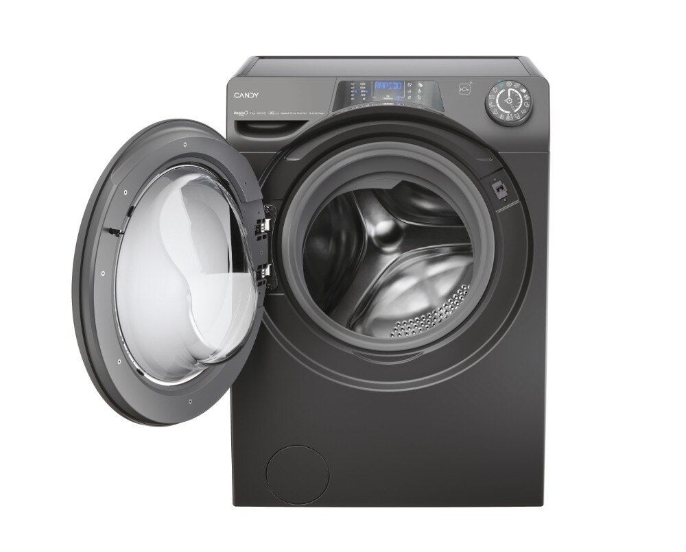 Máquina de Lavar Roupa Candy RP696BWMRR8/1-S Rapidó Pro, Wifi+Buetooth, Carga Frontal de 9 Kg e de 1600 rpm - Antracite Antracite-2
