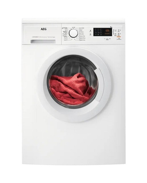Máquina de Lavar Roupa AEG LFA5I82WRE Garga Frontal, Motor Inverter, de 8 Kg e de 1200 rpm - Branco Branco-1