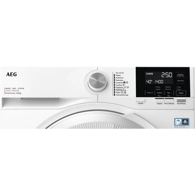 Máquina de Lavar e Secar Roupa AEG Série 7000 LWR7194M2B ProSteam, de 9/5 kg e 1400 rpm - Branco Branco-2