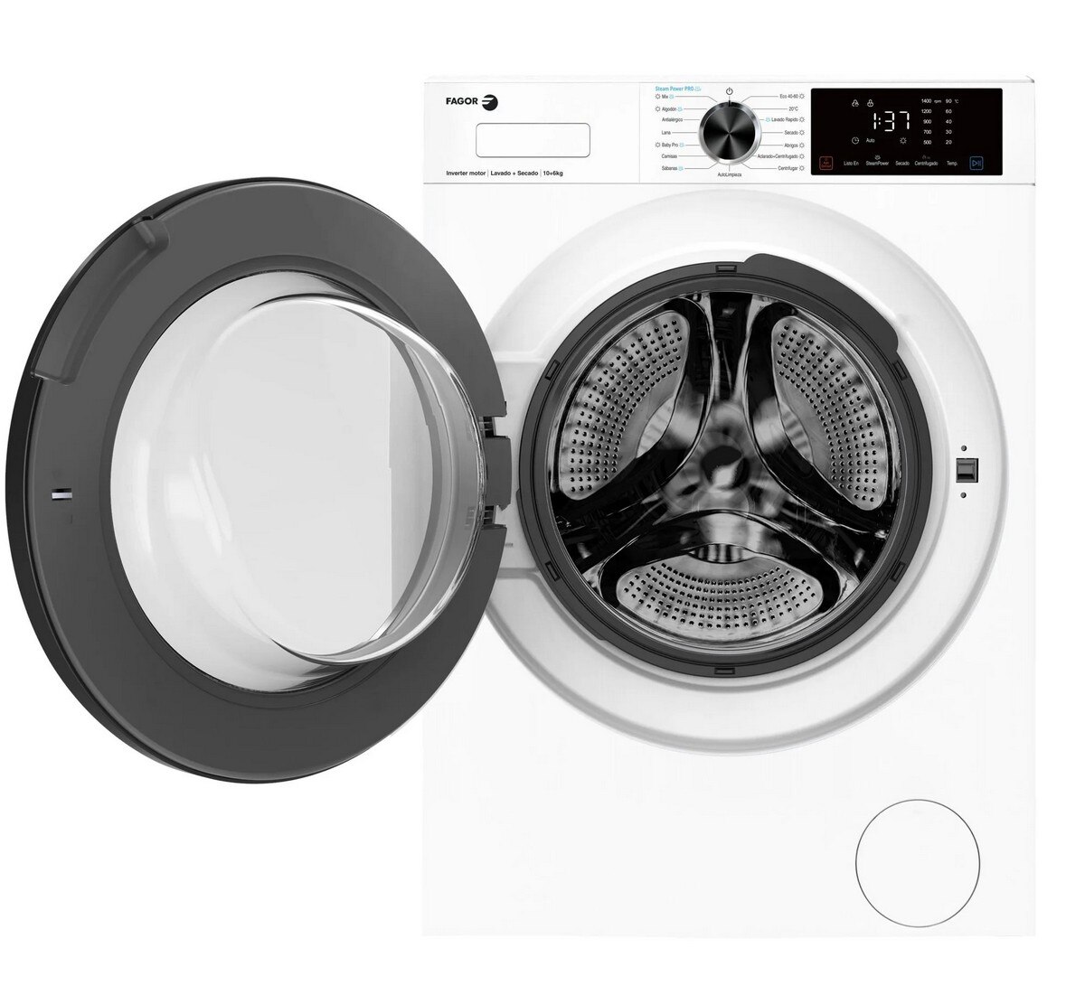 Máquina de Lavar e Secar Roupa Fagor 5FS-106714 de 10 Kg e 1400 rpm - Branco Branco-2