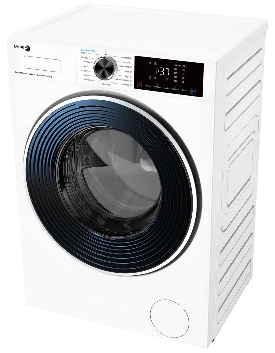 Máquina de Lavar e Secar Roupa Fagor 5FS-106714 de 10 Kg e 1400 rpm - Branco Branco-3