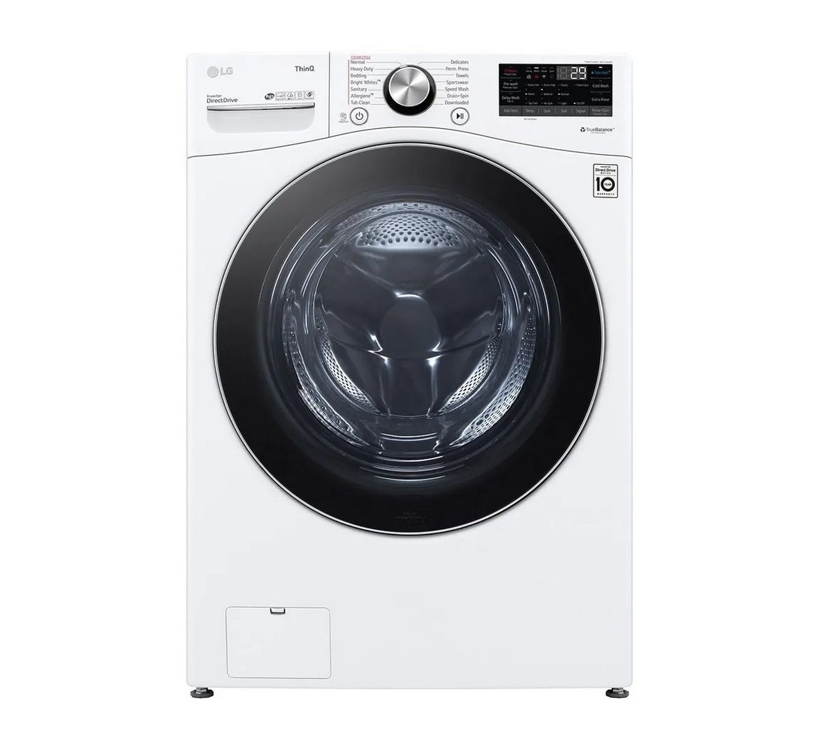 Imagem 0 de Máquina de Lavar Roupa LG F0P3CYV2W, AI DD™, TurboWash 360? e Vapor Steam™, de 20 Kg e de 1000 rpm - Branco