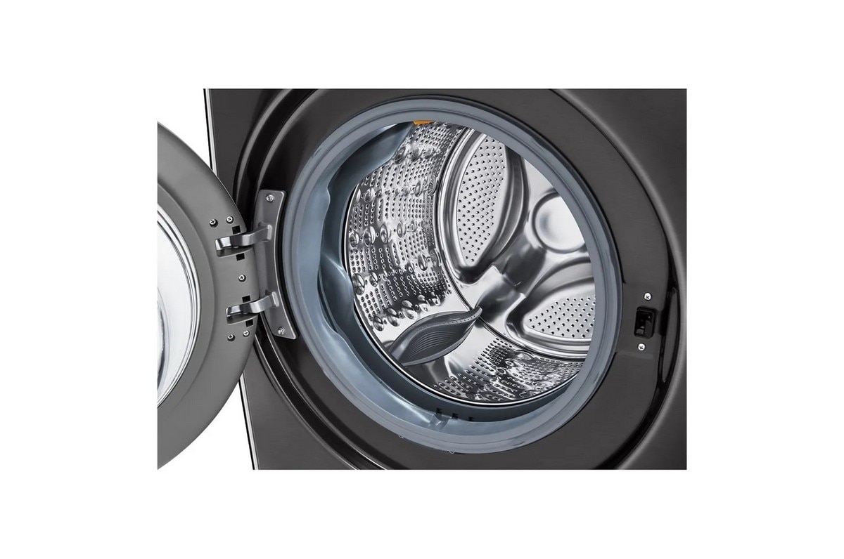 Máquina de Lavar Roupa LG F0P3CYV2E, AI DD™, TurboWash 360? e Vapor Steam™, de 20 Kg e de 1000 rpm - Black Steel 4