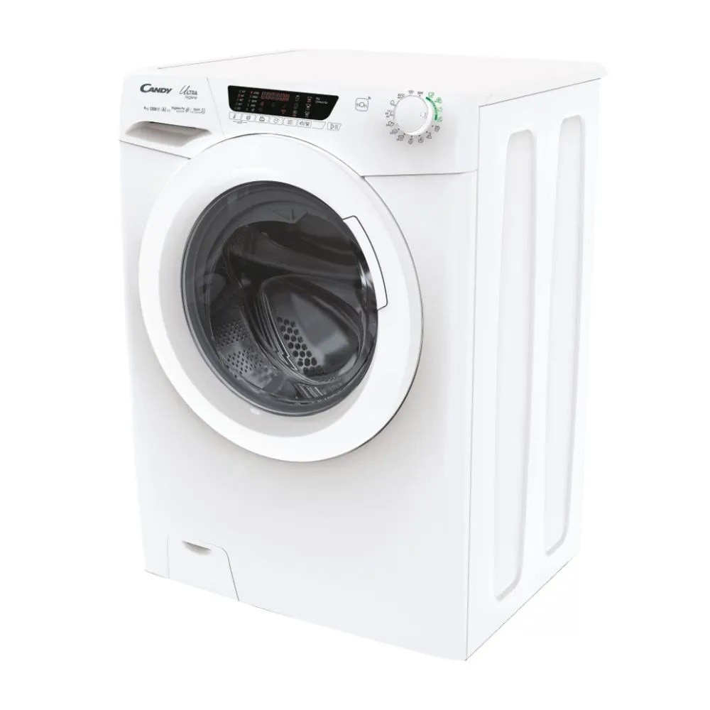 Máquina de Lavar Roupa Candy HE 1294TWM6/1-S Ultra Higiene, Carga Frontal de 9 Kg e de 1200 rpm - Branco Branco-2