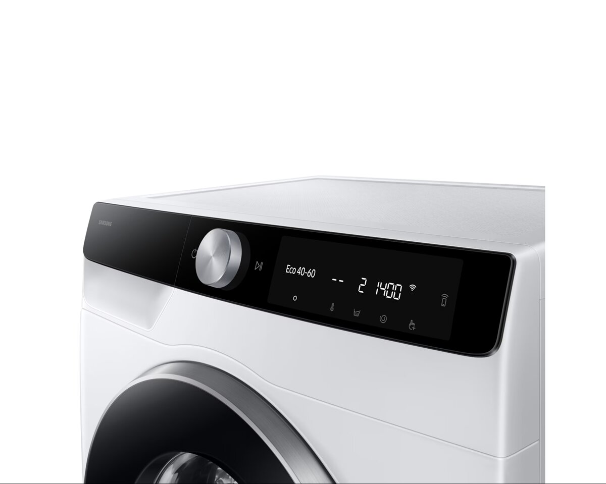 Máquina de Lavar Roupa Samsung WW90DG6G94LKU3 AI EcoBubble de 9 kg e 1400 rpm - Branco Branco-10