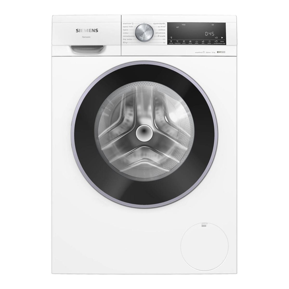Imagem 0 de Máquina da Lavar Roupa Siemens WG54G2Z1ES Carga Frontal, de 10 Kg e de 1400 rpm - Branco
