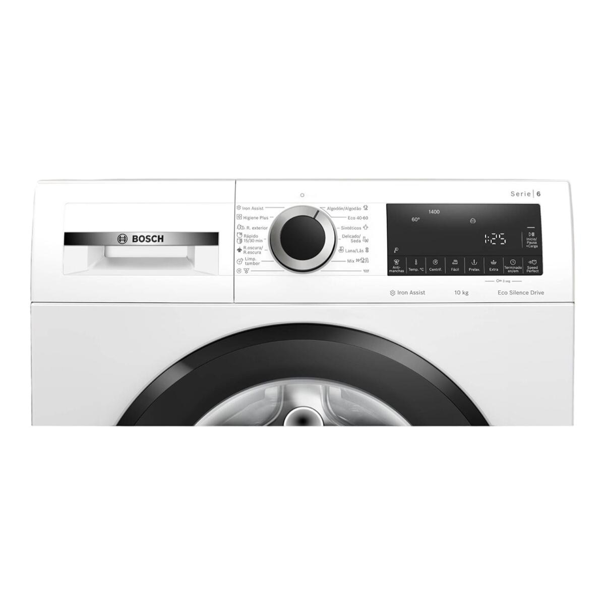 Máquina de Lavar Roupa Bosch Serie 6 WGG254Z4ES Carga Frontal. de 10 Kg e 1400 rpm - Branco Branco-3