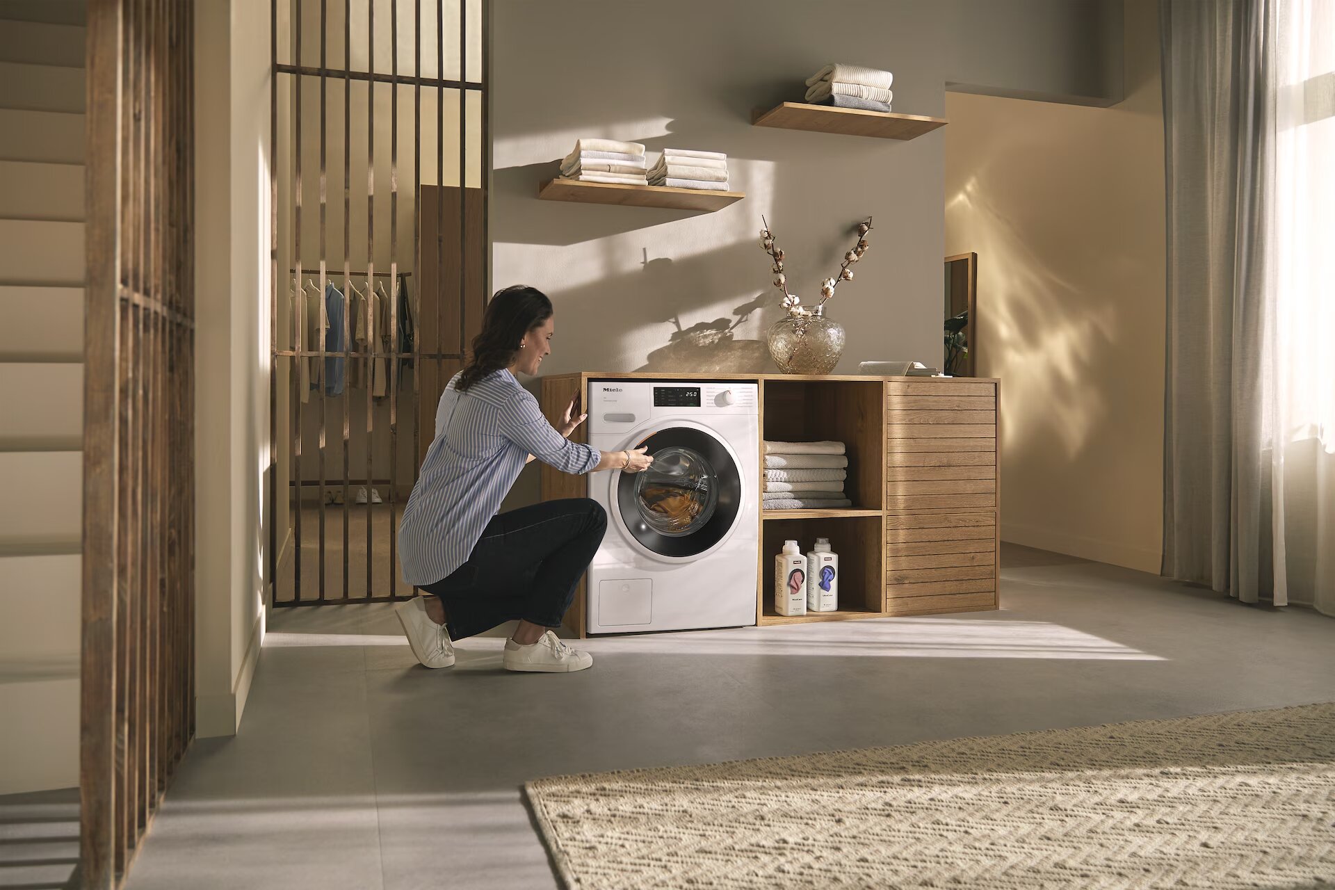 Máquina de Lavar Roupa Miele WWB 360 QuickPowerWash, CapDosing, Carga Frontal de 8 Kg e 1400 rpm - Branco 5