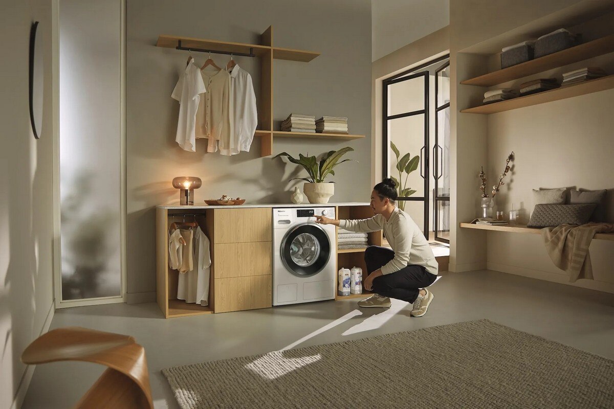 Máquina de Lavar Roupa Miele WWG880 WCS PWash&TDos&Steam, SteamCare, Dosagem Automática, QuickPowerWash de 9 Kg e 1400 rpm - Branco Branco-4