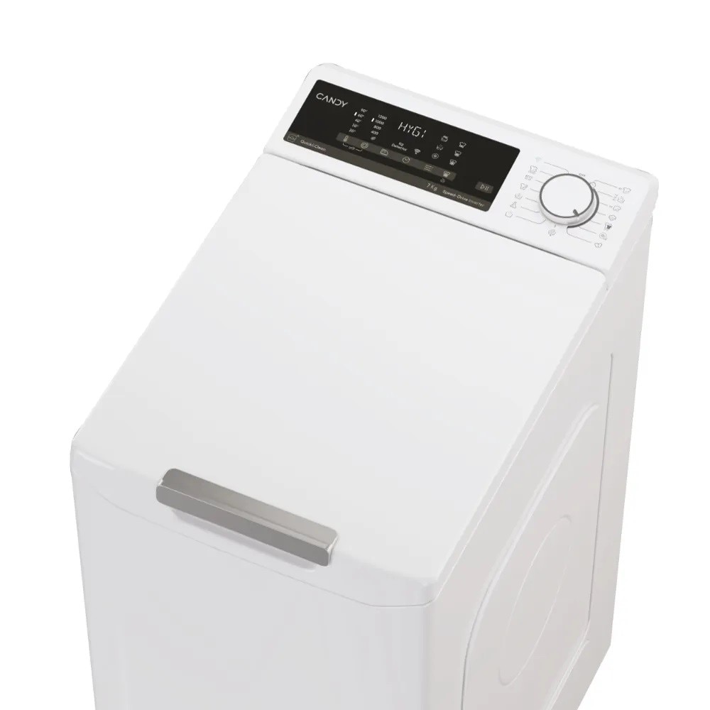Máquina de Lavar Roupa Candy ProWash 500 TCAS274TM4-S Garga Superior, de 7 Kg e 1200 rpm - Branco Branco-4