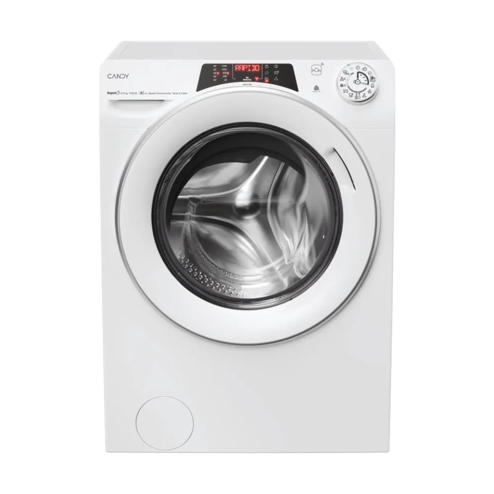 Máquina de Lavar e Secar Roupa Candy RapidÓ ROW 4856DWMS7-S Carga Frontal, de 8/5 Kg e de 1400 rpm - branco Branco-1