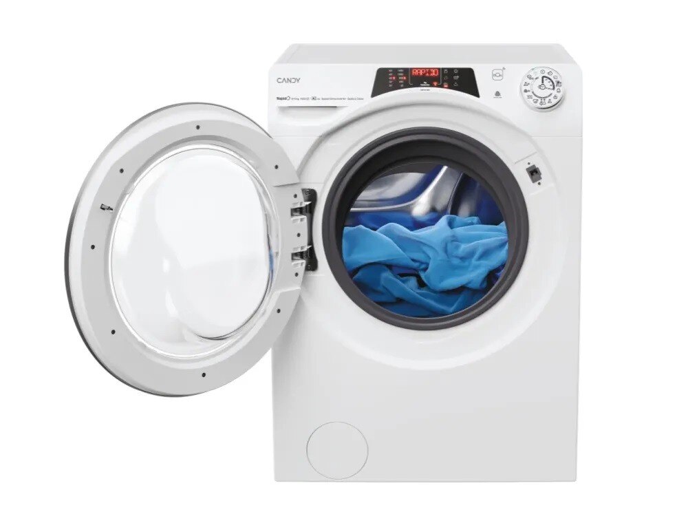 Máquina de Lavar e Secar Roupa Candy RapidÓ ROW 4856DWMS7-S Carga Frontal, de 8/5 Kg e de 1400 rpm - branco Branco-4