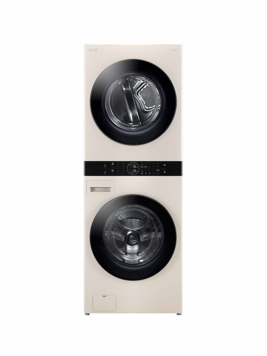 Máquina de Lavar Roupa e Secar Roupa Washhtower WT1210EEF Condensador, Smart Pairing?, AI DD?, Bomba de Calor Dual Inverter e de 12/10 Kg - Bege 2
