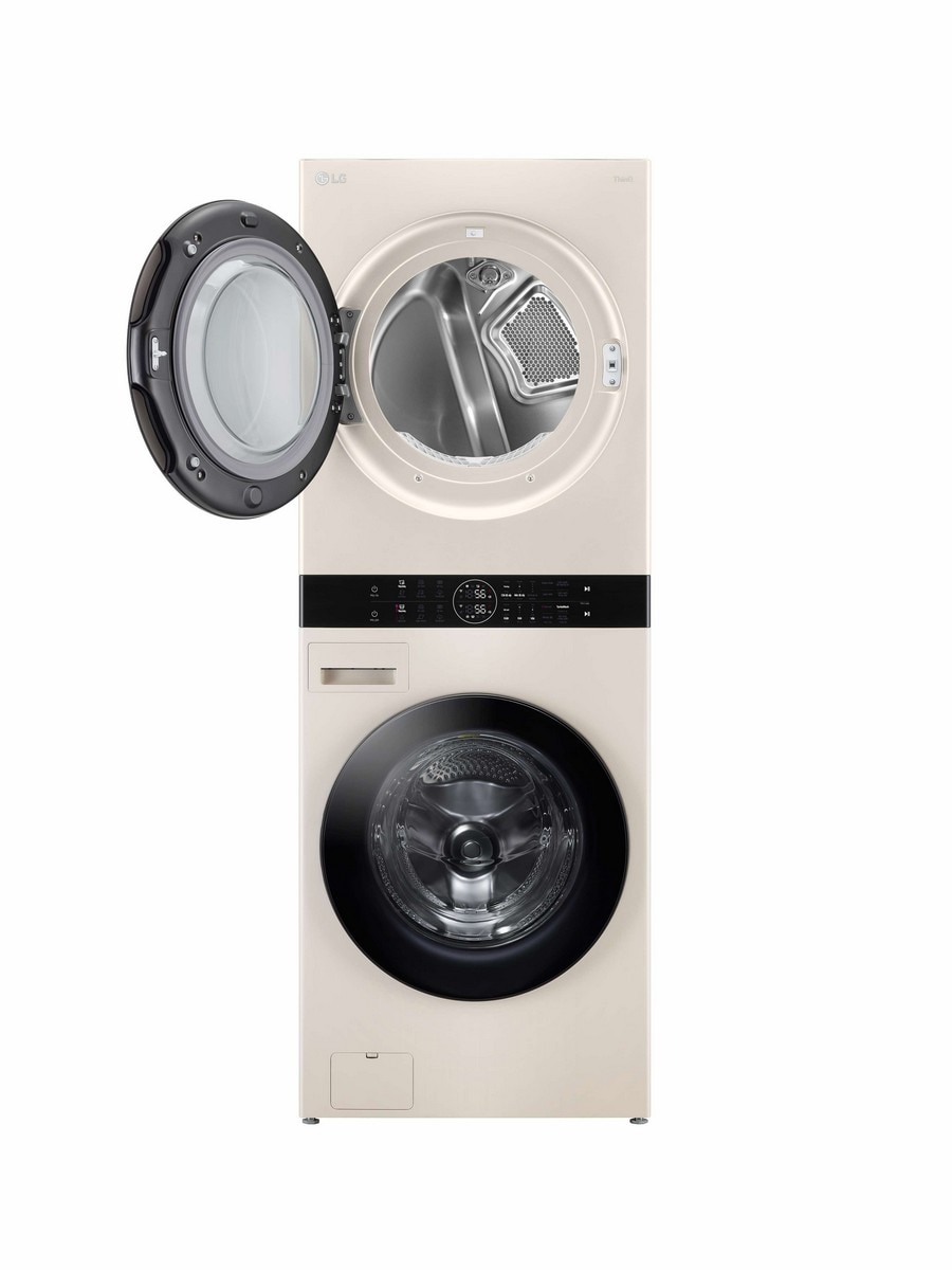 Máquina de Lavar Roupa e Secar Roupa Washhtower WT1210EEF Condensador, Smart Pairing?, AI DD?, Bomba de Calor Dual Inverter e de 12/10 Kg - Bege 3