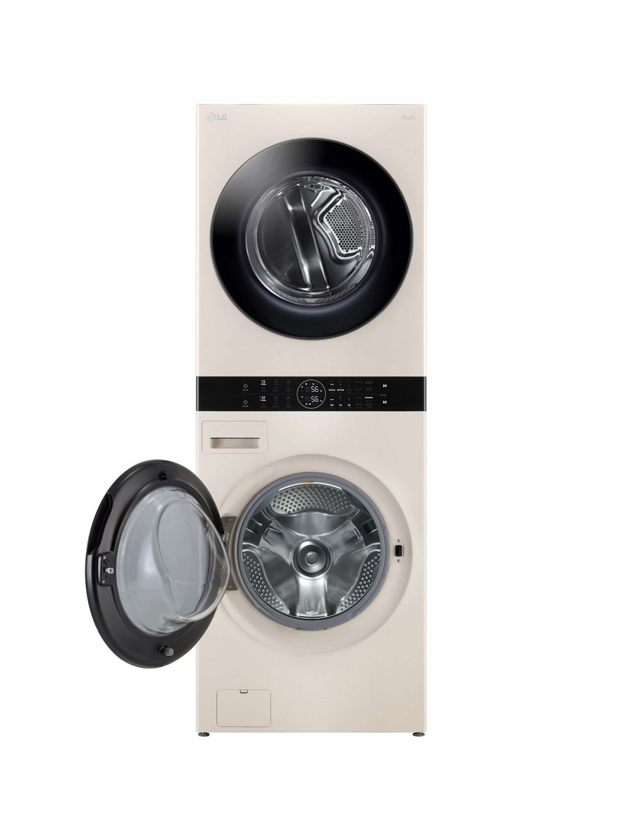 Máquina de Lavar Roupa e Secar Roupa Washhtower WT1210EEF Condensador, Smart Pairing?, AI DD?, Bomba de Calor Dual Inverter e de 12/10 Kg - Bege 4