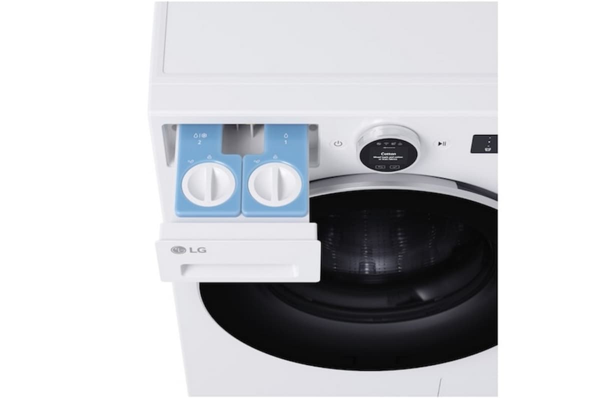 Máquina de Lavar Roupa LG F4X7513TWB com AI DD, Dispensador Automático de Detergente de 13 Kg e 1400 rpm - Branco Branco-3