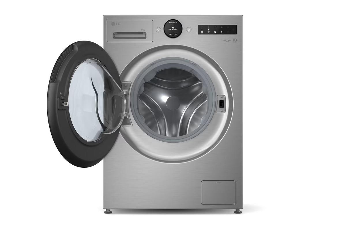 Máquina de Lavar Roupa LG F4X7511TSB Carga Frontal, de 11 Kg e 1400 rpm - Essence Silver 2