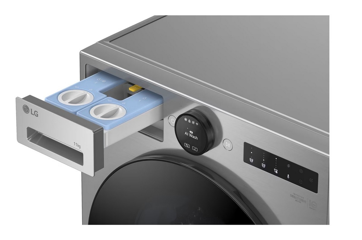 Máquina de Lavar Roupa LG F4X7511TSB Carga Frontal, de 11 Kg e 1400 rpm - Essence Silver 5