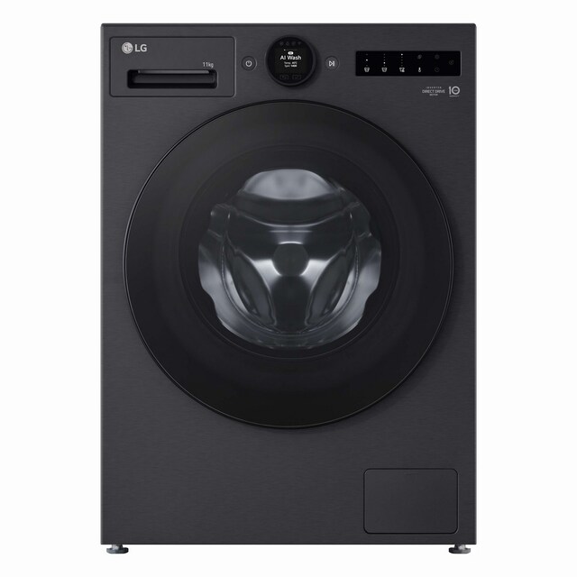 Imagem 0 de Máquina de Lavar Roupa LG F4X7511TBB Carga Frontal, de 11 Kg e 1400 rpm - Matte Black