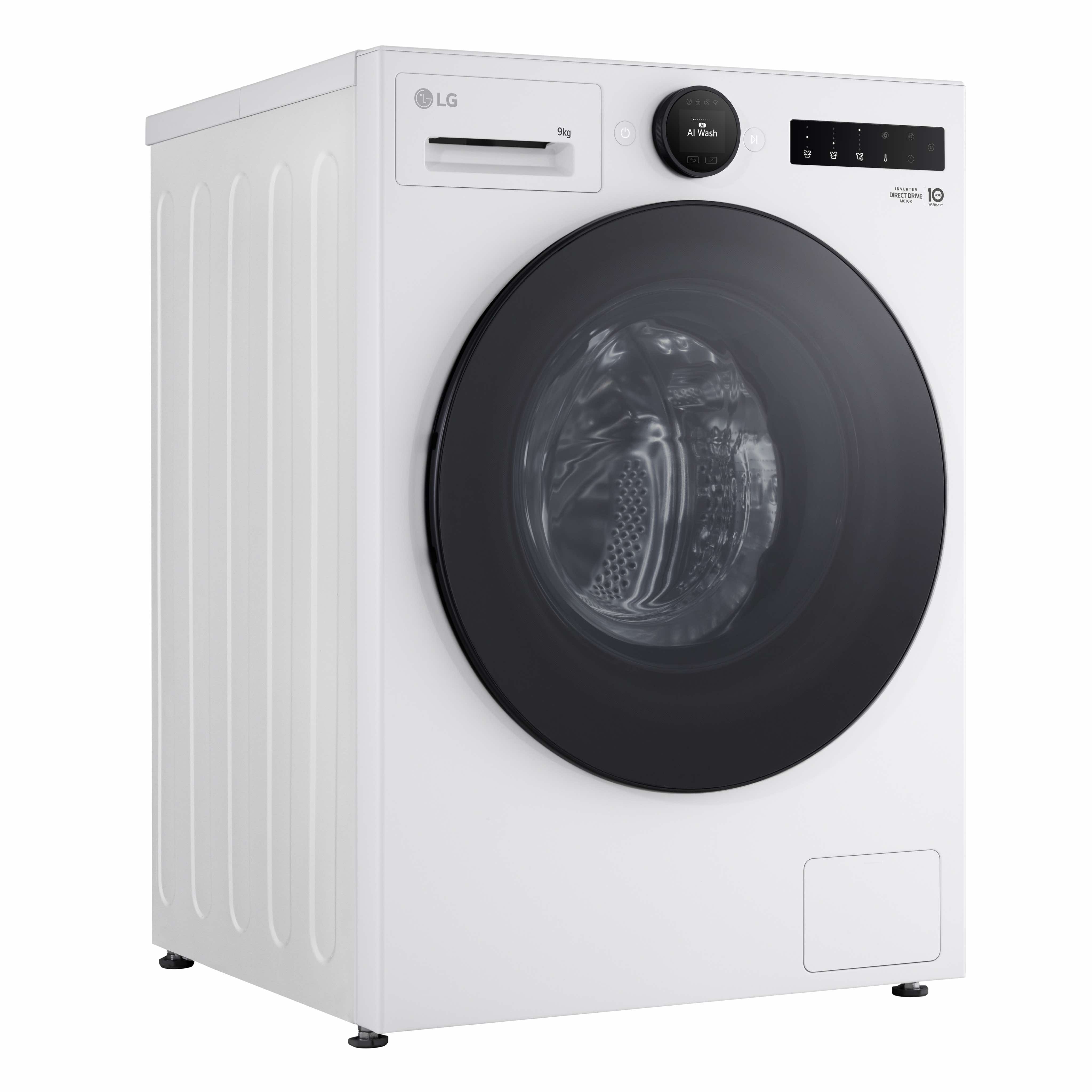 Máquina de Lavar Roupa LG F4X7009TWB Carga Frontal, AI DD, Steam, TurboWash 360, de 9 Kg e 1400 rpm - Essence White Branco-6