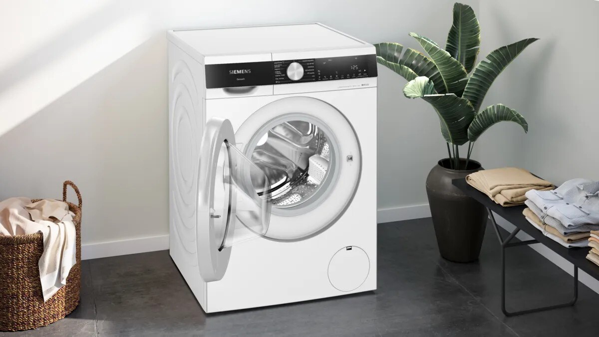 Máquina de Lavar Roupa Siemens iQ500 WG44G2F2EP i-Dos, Carga Frontal de 9 Kg e 1400 rpm - Branco Branco-5