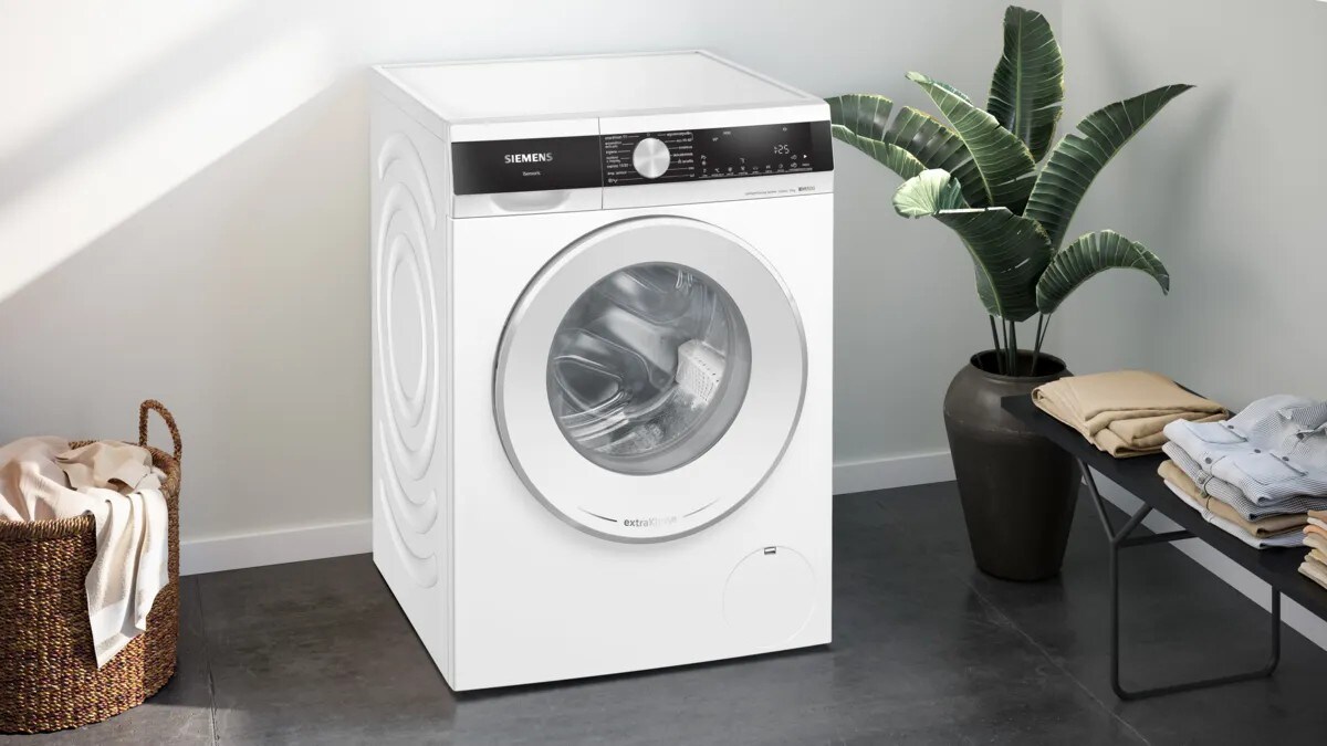 Máquina de Lavar Roupa Siemens iQ500 WG44G2F2EP i-Dos, Carga Frontal de 9 Kg e 1400 rpm - Branco Branco-6