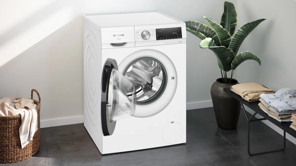 Máquina de Lavar Roupa Siemens iQ500 WG54G2F1EP Carga Frontal, de 10 kg e 1400 rpm - Branco Branco-5