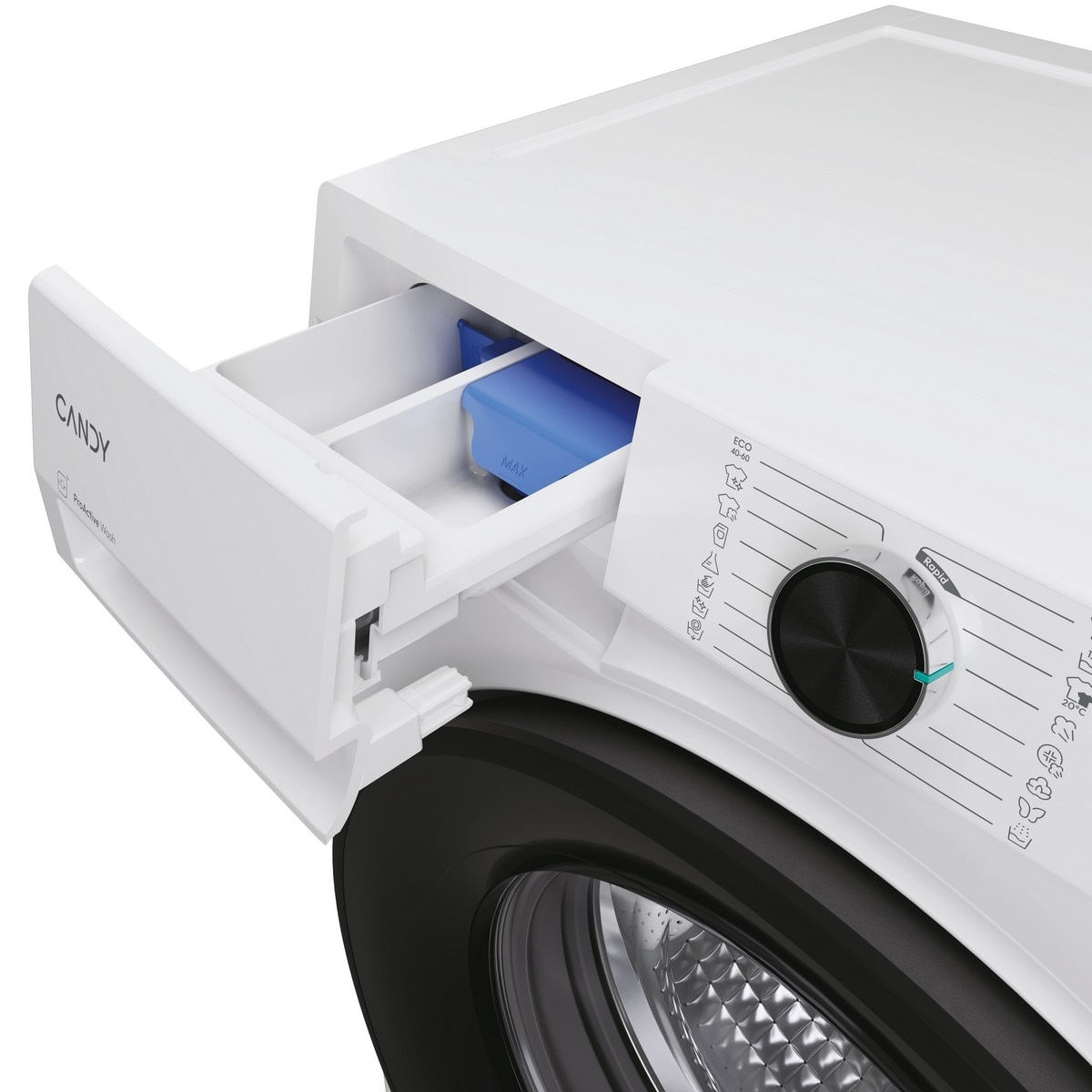 Máquina de Lavar Roupa Candy Prowash 500 BR 410BL8-S Carga Frontal, de 10 Kg e 1400 rpm - Branco Branco-6