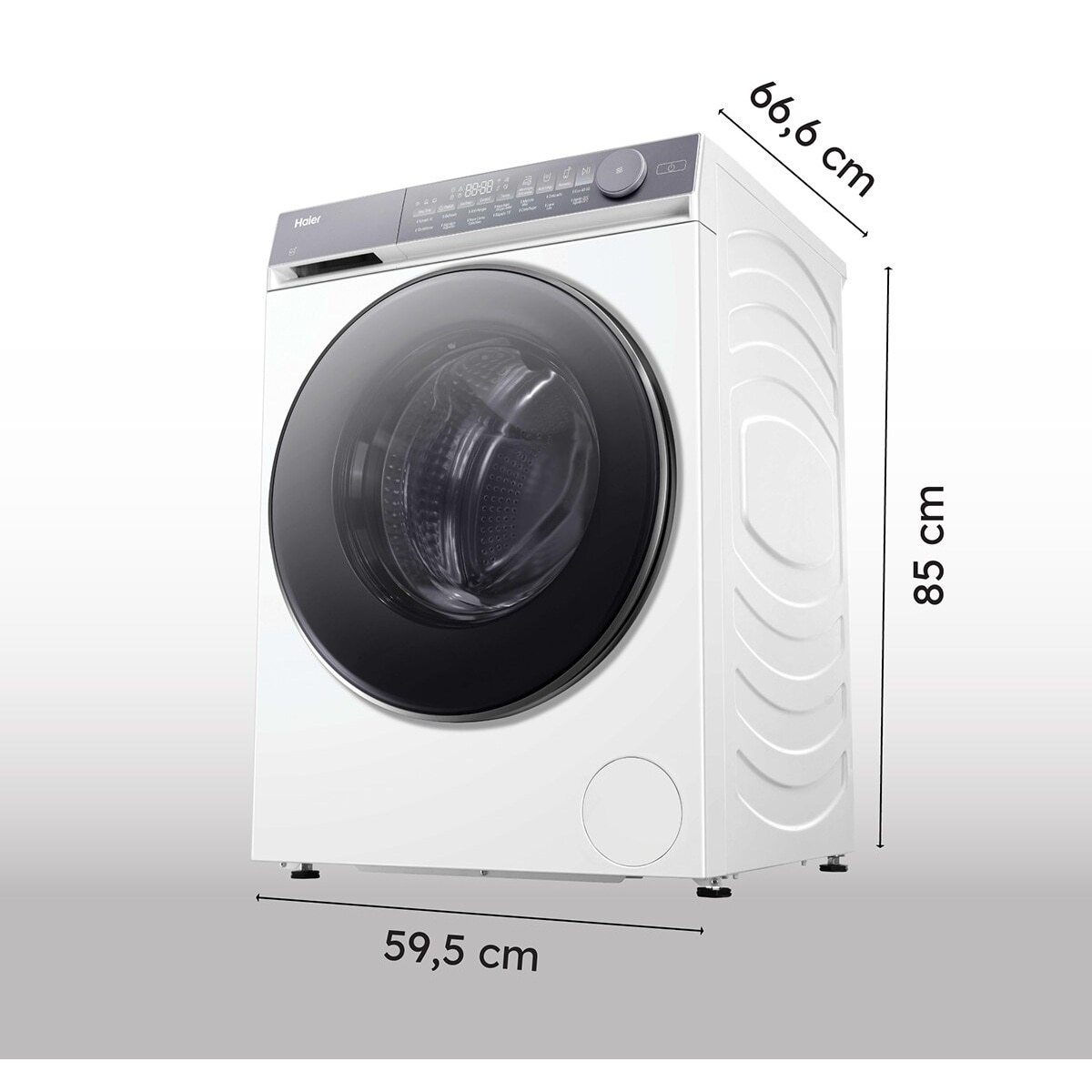 Máquina de Lavar Roupa Haier Série X7 - HW120-B14367U-IB Motor Direct Motion de 12 kg e 1400 rpm - Branco Branco-2