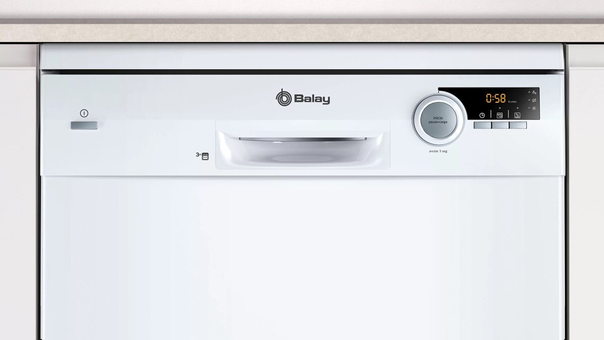 Máquina de Lavar Loiça Balay 3VS572BP para 13 Talheres e de 60 cm - Branco Branco-2