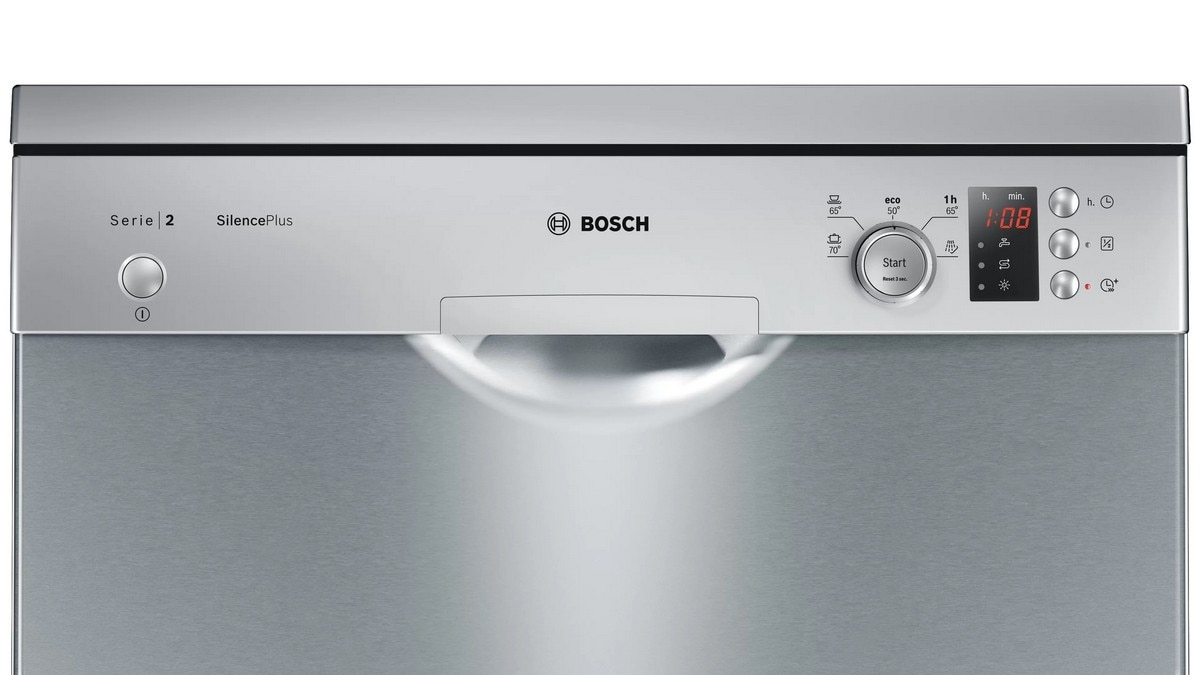 Máquina de Lavar Loiça Bosch Série 2 SMS25AI05E AquaStop, ActiveWater e EcoSilenceDrive? para 12 Talheres e de 60 cm - InoxLook Inox-2