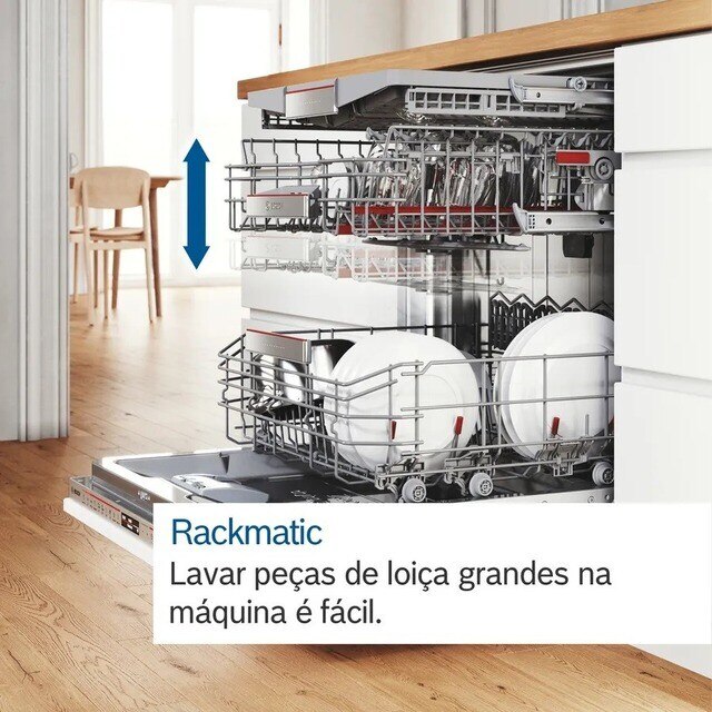 Máquina de Lavar Loiça Bosch Série 4 SMS46KI01E de 13 Conjuntos e de 60 cm - Inox Aço inoxidável-4