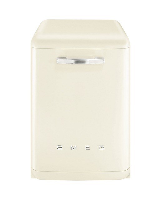 Imagem 0 de Máquina de Lavar Loiça Smeg Anni 50 LVFABCR3 Sistema de Lavagem Planetário, de 13 Talheres e de 60 cm - Creme Polido
