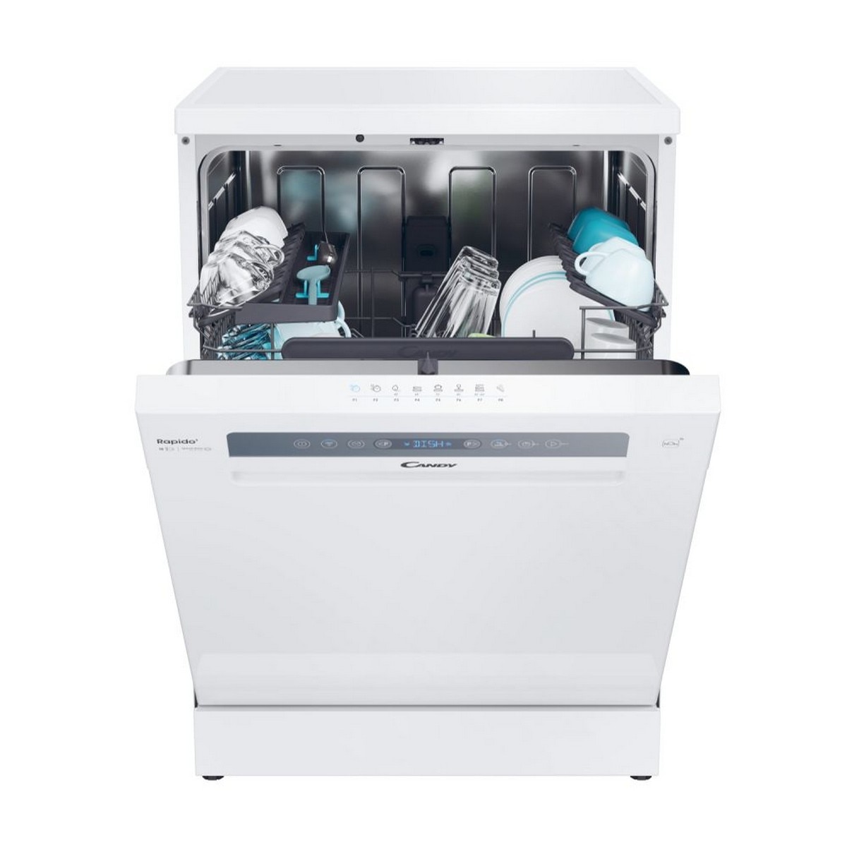Máquina de Lavar Loiça Candy CF 5C4FOPW RapidÓ para 15 Conjuntos e de 60 cm - Branco Branco-2