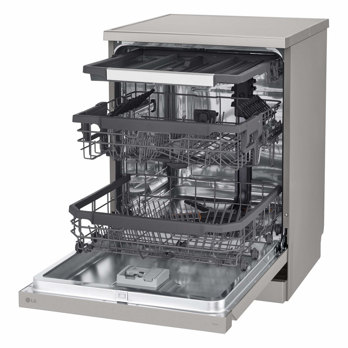 Máquina de Lavar Loiça LG DF355FP Inverter Direct Drive? Quad Wash? de 14 Conjuntos e 60 cm - Inox Inox-7