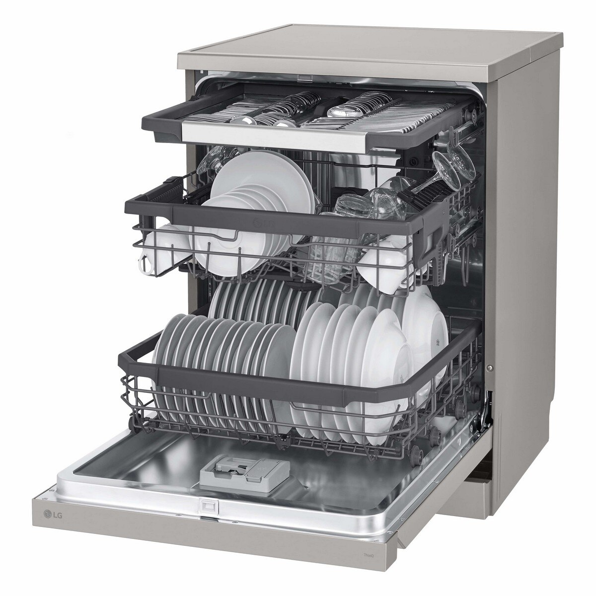 Máquina de Lavar Loiça LG DF355FP Inverter Direct Drive? Quad Wash? de 14 Conjuntos e 60 cm - Inox Inox-8