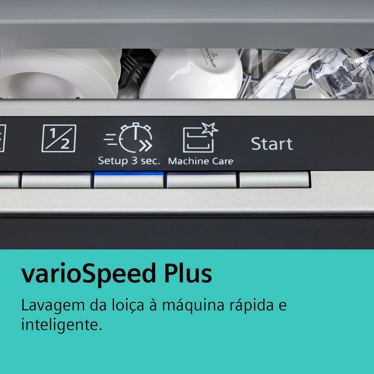 Máquina de Lavar Loiça Siemens iQ300 SN23HI02KE de 13 Conjuntos e de 60 cm - Inox Inox-2