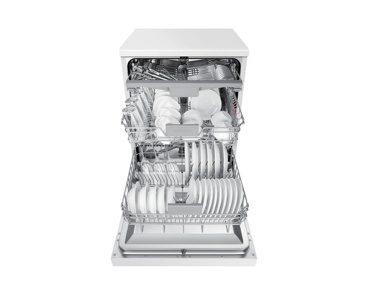 Máquina de Lavar Loiça Samsung DW60CG550FWQ Carga Frontal de 14 Conjuntos e de 59,8 cm - Branco Branco-4