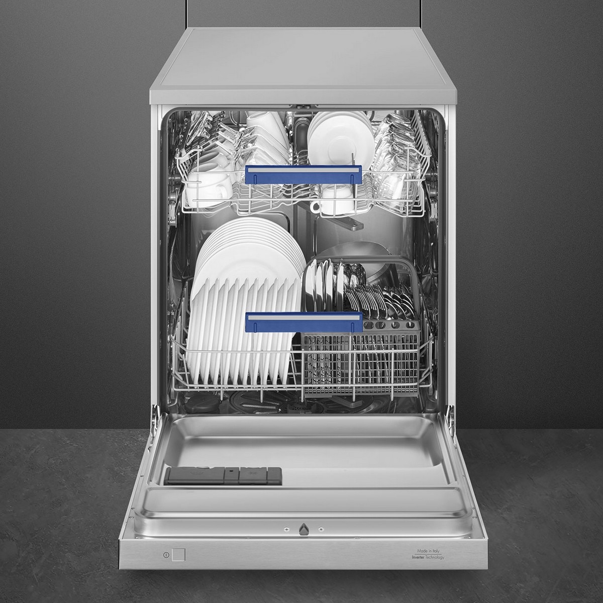 Máquina de Lavar Loiça Smeg Universal LVS262DSX de 13 Conjuntos e de 60 cm - Aço Inox Aço inoxidável-3