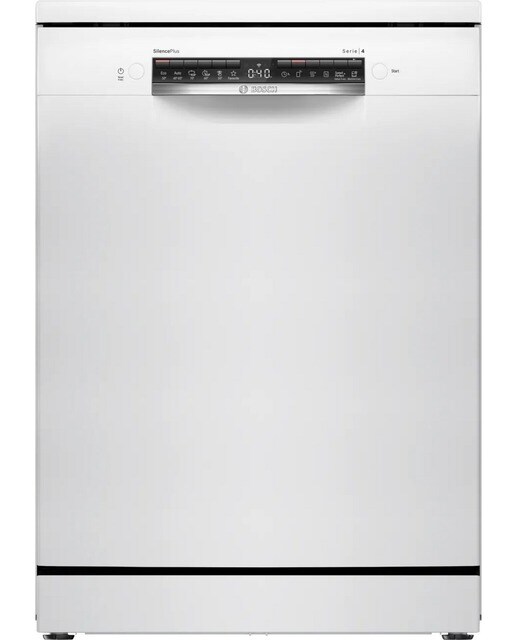 Máquina de Lavar Loiça Bosch Serie 4 SMS4ECW28E de 14 Conjuntos, 3º Cesto e de 60 cm - Branco Branco-1