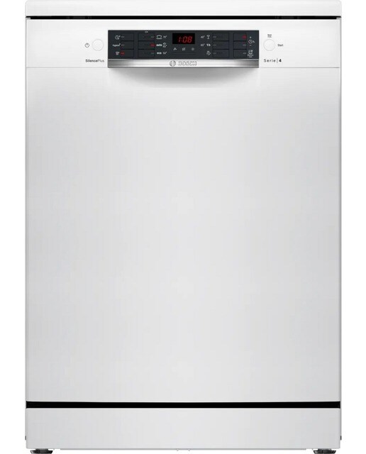 Máquina de Lavar Loiça Bosch Serie 4 SMS46KW02E de 13 Conjuntos, 3º Cesto e de 60 cm - Branco Branco-1
