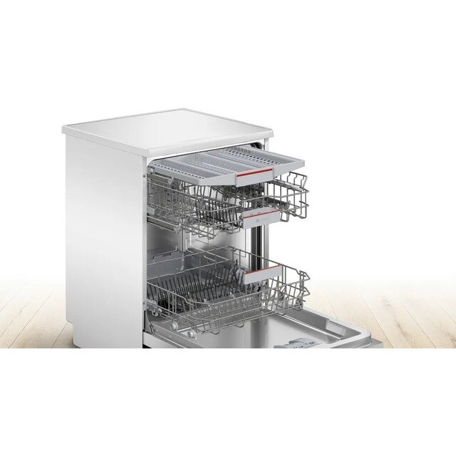 Máquina de Lavar Loiça Bosch Serie 4 SMS46KW02E de 13 Conjuntos, 3º Cesto e de 60 cm - Branco Branco-7