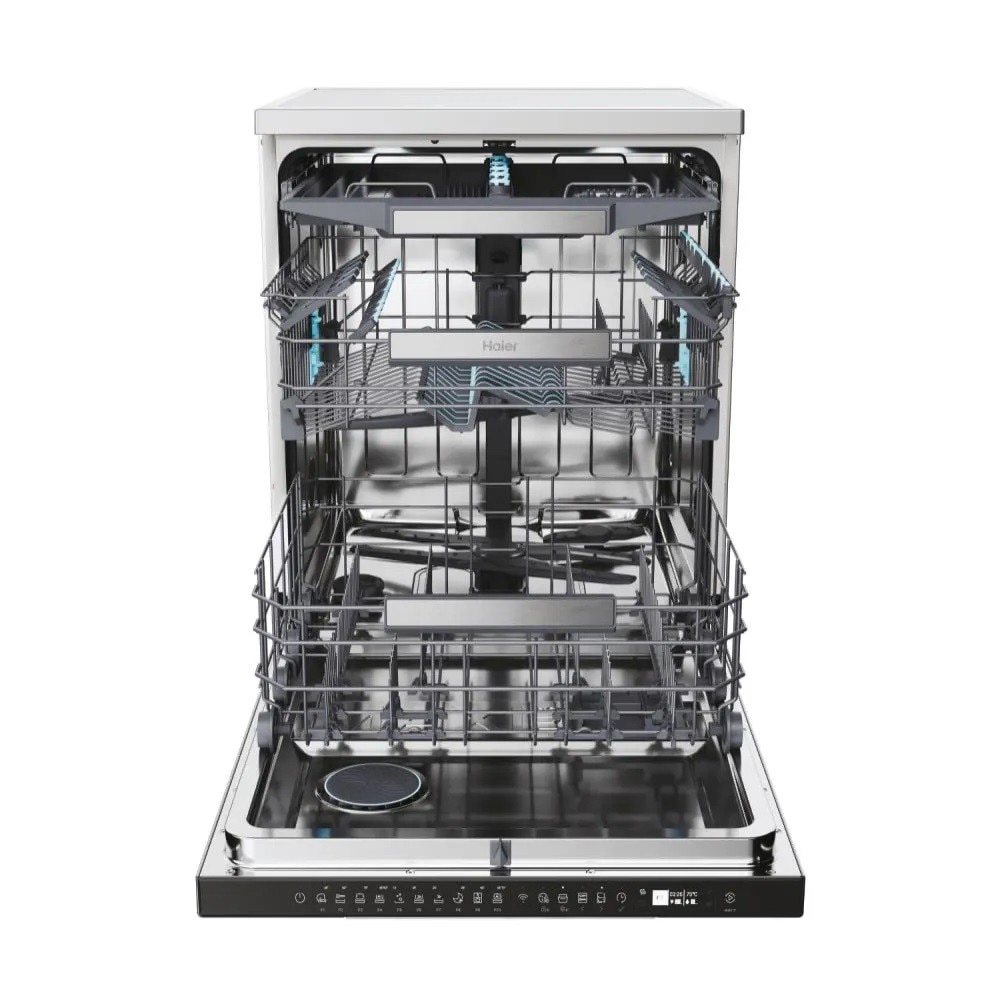Máquina de Lavar Loiça Haier I-Pro Shine Série 7 XF 4A4M4PDX de 14 Conjuntos, 3º Cesto e de 59,7 cm - Inox 3