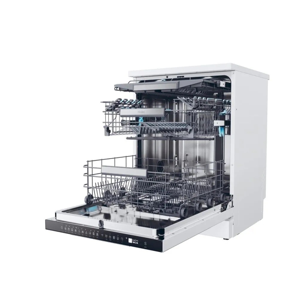 Máquina de Lavar Loiça Haier I-Pro Shine Série 7 XF 4A4M4PW de 14 Conjuntos, 3º Cesto e de 59,7 cm - Branco Branco-6