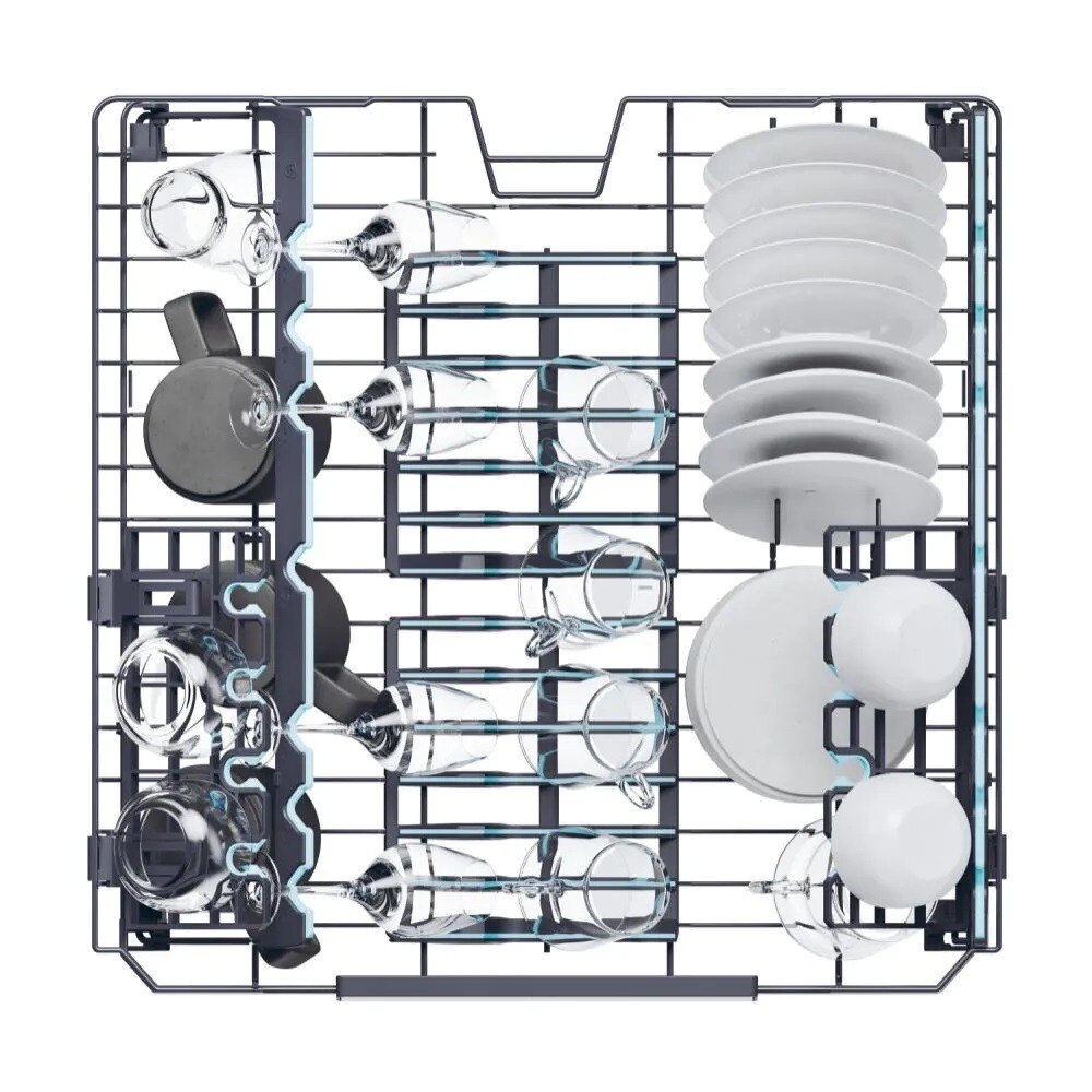 Máquina de Lavar Loiça Haier I-Pro Shine Série 7 XF 4A4M4PW de 14 Conjuntos, 3º Cesto e de 59,7 cm - Branco Branco-7