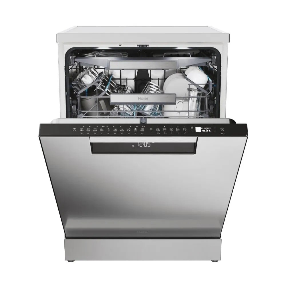 Máquina de Lavar Loiça Haier I-Pro Shine Série 5 XF 6B0M3PDX de 16 Conjuntos, 3º Cesto e de 59,7 cm - Inox Inox-2